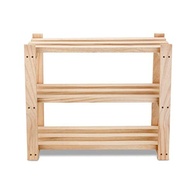 Sapateira de Madeira Pinus Natural com 3 Prateleiras – Organize seu Espaço com Estilo - imagem 5