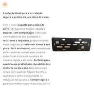 Suporte Premium para Placa Mercosul: Segurança e Estilo para Seu Carro - imagem 5