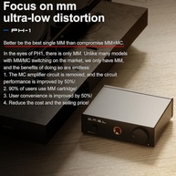 Pré-amplificador Phono S.M.S.L PH-1: Som Puro e Detalhado para Seu Toca-Discos - imagem 4