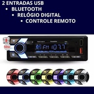Rádio Automotivo Bluetooth 200W 7 Cores: Som Potente e Estilo para Seu Carro - imagem 4