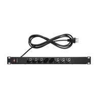 Filtro de Linha Intelbras EPR 208 Preto: Proteção e Conexão para seu Rack - imagem 1