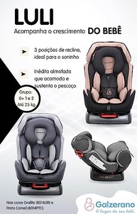 Cadeirinha Luli Grafite Galzerano: Segurança e Conforto para o seu Bebê - imagem 4