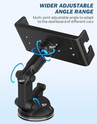 Suporte Starlink Mini JoyTutus: Ventosa Forte, Ângulo Ajustável e Segurança para seu Painel - imagem 3