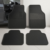 Jogo de Tapetes Automotivos Universais em Borracha 4 Peças: Proteção e Estilo para Seu Carro - imagem 1