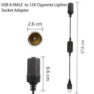 Adaptador Tomada Isqueiro 12V USB A Macho: Energia Extra para Seu Carro! - imagem 4