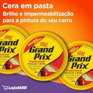Cera em Pasta Grand Prix 200g: Brilho Intenso e Proteção UV para Seu Carro (6 Unidades) - imagem 4