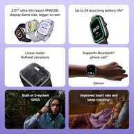 Xiaomi Redmi Watch 5 Roxo Lavanda: Seu Estilo e Saúde em Sintonia - imagem 3