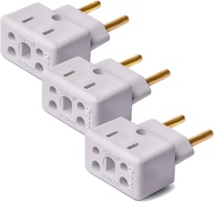 Kit 3 Adaptadores Tomada Bob Esponja Bivolt 10A/20A - Segurança e Diversão para Seus Dispositivos! - imagem 1