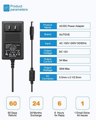 Fonte 12V 3A 36W ALITOVE: Potência e Segurança para Seus Dispositivos Eletrônicos - imagem 3