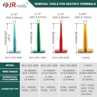 Kit Ferramentas Remoção Pinos Deutsch JRready ST5330: Proteja seus Conectores! - imagem 5