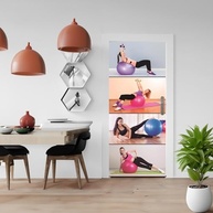 Adesivo Decorativo Porta Pilates - Estilo e Motivação para Seus Treinos - imagem 5