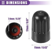 30 Tampas de Válvula Universais Pretas: Proteção Essencial para Seus Pneus! - imagem 3
