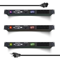 Régua de Energia 12 Tomadas Bivolt com Display LED: Organize e Proteja seus Equipamentos! - imagem 2