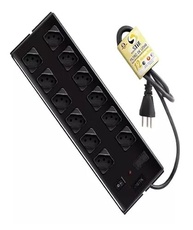 Filtro de Linha 12 Tomadas Bivolt 127/220V Branco: Proteção e Organização para Seus Equipamentos - imagem 3
