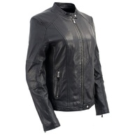 Milwaukee Leather Jaqueta feminina vintage SFL2813 de couro preto estilo moto - imagem 1