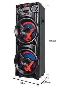 Caixa de Som Amplificada Amvox ACA 1900 New X SFM: 1900W RMS de Potência, Bluetooth e Graves Incríveis! - imagem 5