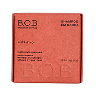 Shampoo em Barra Nutritivo B.O.B: Cabelos Revitalizados - imagem 1