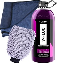 Kit Completo Lavagem Automotiva: Shampoo V-floc Vonixx 3L + Toalha e Luva Microfibra - imagem 1