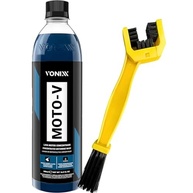 Kit Moto-V Shampoo Desengraxante Vonixx 500ml + Escova Corrente Detailer: Limpeza Profissional para Sua Moto! - imagem 2