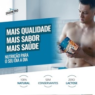 Shark Pro Pasta de Amendoim Gourmet Sabor Floresta Branca com Whey Protein Shark Peanut - 7,5g de Proteína - Zero Glúten, Zero Lactose, Zero Adição de Açúcares - Pote 600g - imagem 2