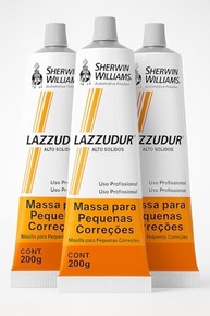 Kit 3 Massas Pequenas Correções Sherwin Williams Lazzudur 034 200g - Reparo Automotivo Profissional - imagem 2