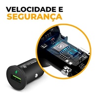 Gshield Kit Carregador Veicular Turbo One 18W Qualcomm 3.0 + Cabo Dual Shock USB-C Reforçado - imagem 3