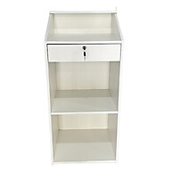 Balcão Caixa Vallet Branco 100% MDF – Ideal para Lojas e Pet Shops - imagem 1