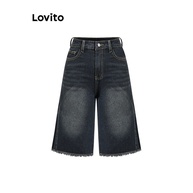 Short Jeans Feminino Lovito: Conforto e Estilo! - imagem 1