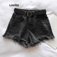 Short Jeans Feminino Lovito: Estilo e Conforto! - imagem 1