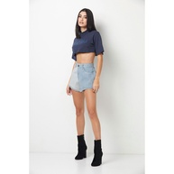 Short Jeans Patchwork: Estilo e Conforto! - imagem 1