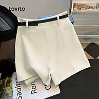 Short Lovito Casual Plissado: Estilo e Conforto Feminino - imagem 1