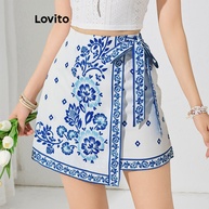 Shorts Boho Floral Lovito: Estilo e Conforto! - imagem 1