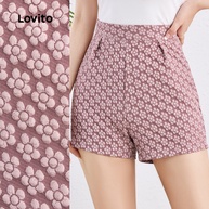 Shorts Boho Lovito: Estilo e Conforto Rosa! - imagem 1
