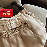 Shorts Casuais Lovito para Mulher: Estilo e Conforto em Um Só Look! - imagem 1