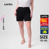 Shorts Jeans Plus Size: Conforto e Estilo Lovito - imagem 1