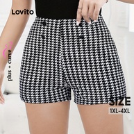 Shorts Plus Size Xadrez: Conforto e Estilo Lovito - imagem 1