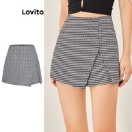 Shorts Xadrez Cintura Alta: Estilo e Conforto! - imagem 1