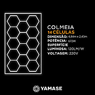 Luminária LED Colmeia: Ilumine seu Showroom! - imagem 2
