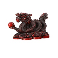 Estátua de Dragão Pequena - Feng Shui 2024 - Escultura de Riqueza e Boa Sorte (Vermelho, 8 cm) - imagem 1