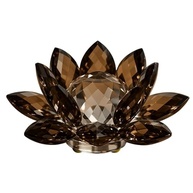 Escultura Flor de Lótus em Cristal - 8cm - Decoração Feng Shui para Mesa - imagem 3