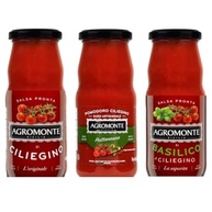 Kit 3 molhos Italianos (Sicilia) - AGROMONTE 100% Tomate CEREJA: Basilico, Puttanesca, Ciliegino 360g + 2 Macarrão N.1 ANGEL HAIR BARILLA 500g - imagem 3