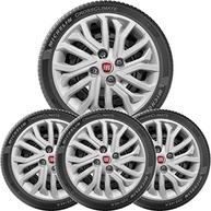 Kit 4 Calotas Aro 15 Fiat Punto, Palio, Grand Siena - Design Esportivo e Logo Exclusivo - imagem 2