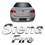 Emblema Letreiro Siena Fire Cromado Original - Fiat Siena 2001 a 2012 - imagem 2