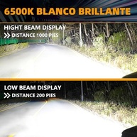 Kit 4 Lâmpadas LED 9012/H16 para GMC Sierra 1500 2014-2015: Farol Alto/Baixo e Neblina - Brilho Intenso 600% - imagem 3