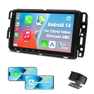 Central Multimídia Android 13 para GMC Sierra/Yukon e Chevy Silverado: Tela 20" IPS, CarPlay/Android Auto Sem Fio e Câmera HD - imagem 1