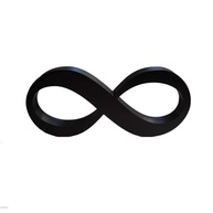 Infinito - Símbolo do Amor | Decoração Elegante e Significativa | 22 cm - imagem 2