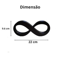 Infinito - Símbolo do Amor | Decoração Elegante e Significativa | 22 cm - imagem 4