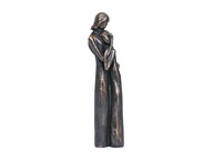 Estátua Mãe e Filha 18cm - Presente Significativo Pintado à Mão - imagem 2
