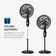 Ventilador Coluna Mondial 30cm 6 Pás 220V - Potência e Silêncio com Design Moderno - imagem 5