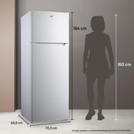 Geladeira HQ Frost Free 360L: Mais Espaço e Silêncio - imagem 2